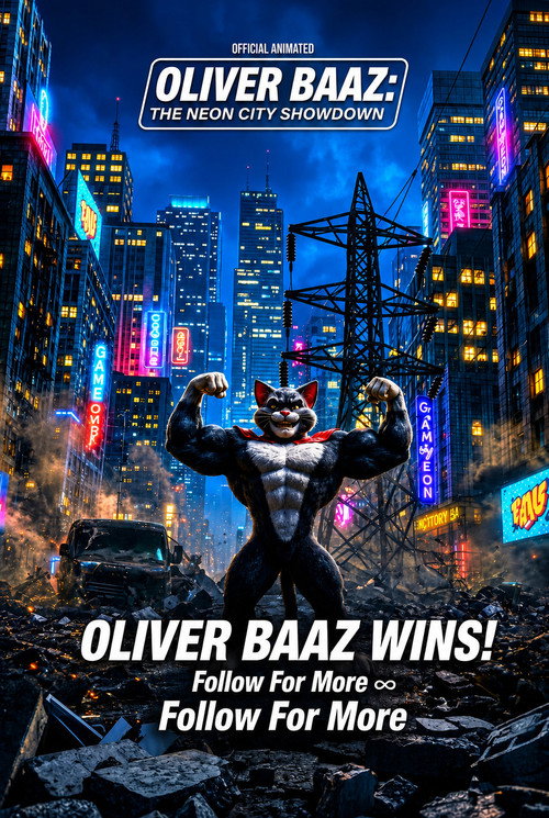 OLIVER BAAZ: THE NEON CITY SHOWDOWN | Official Animated Short Film (2026)